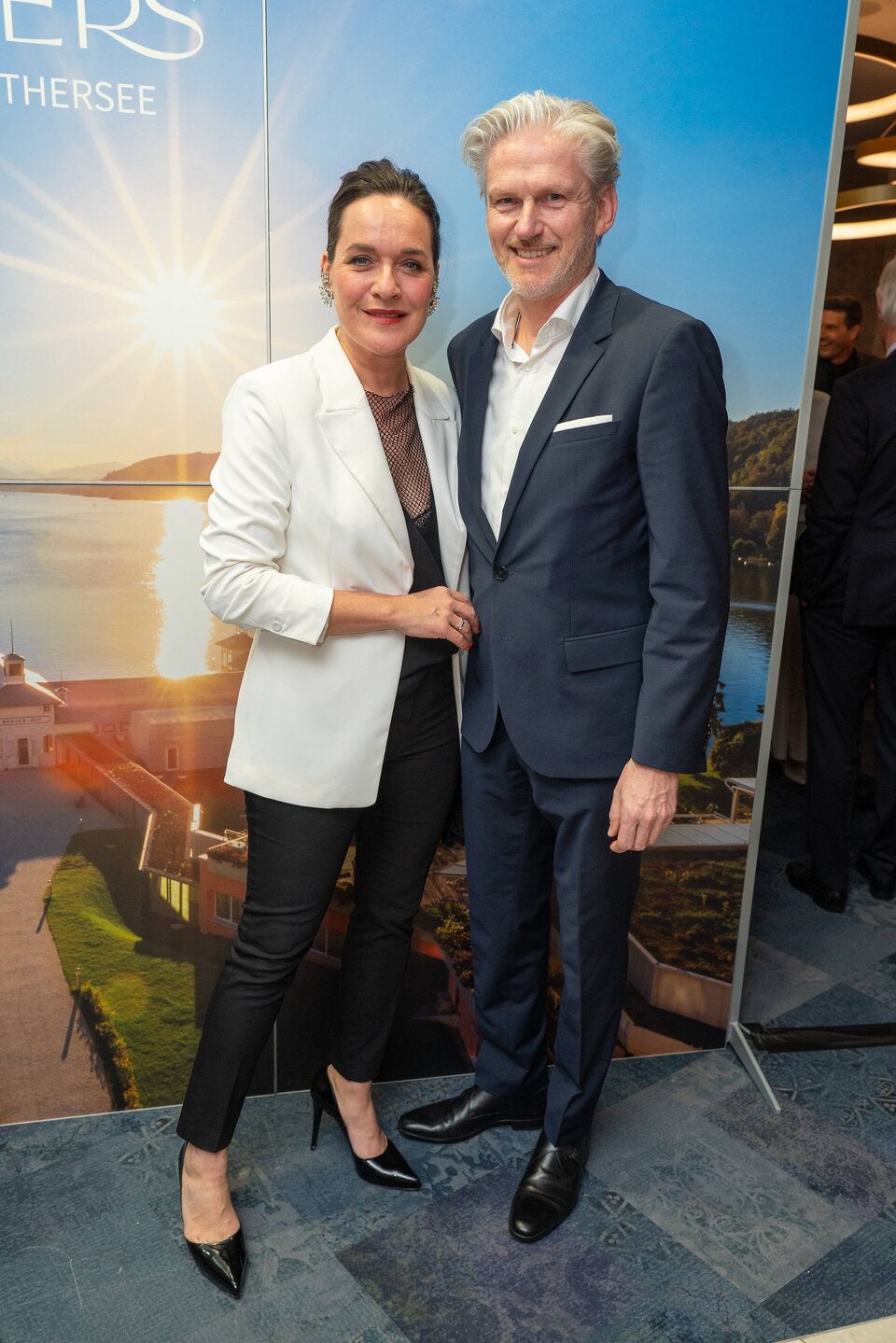 Eva Pölzl mit ihrem neuen Freund Alfred