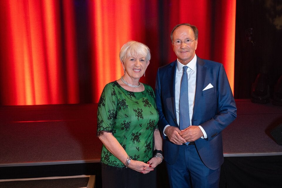 Ernst Minar und Maria Rauch-Kallat.