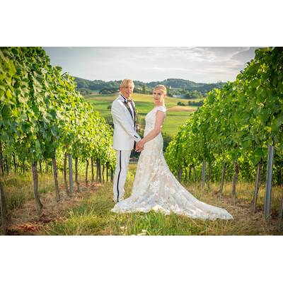 Dominic Heinzl und Ehefrau Sonja Sarközi