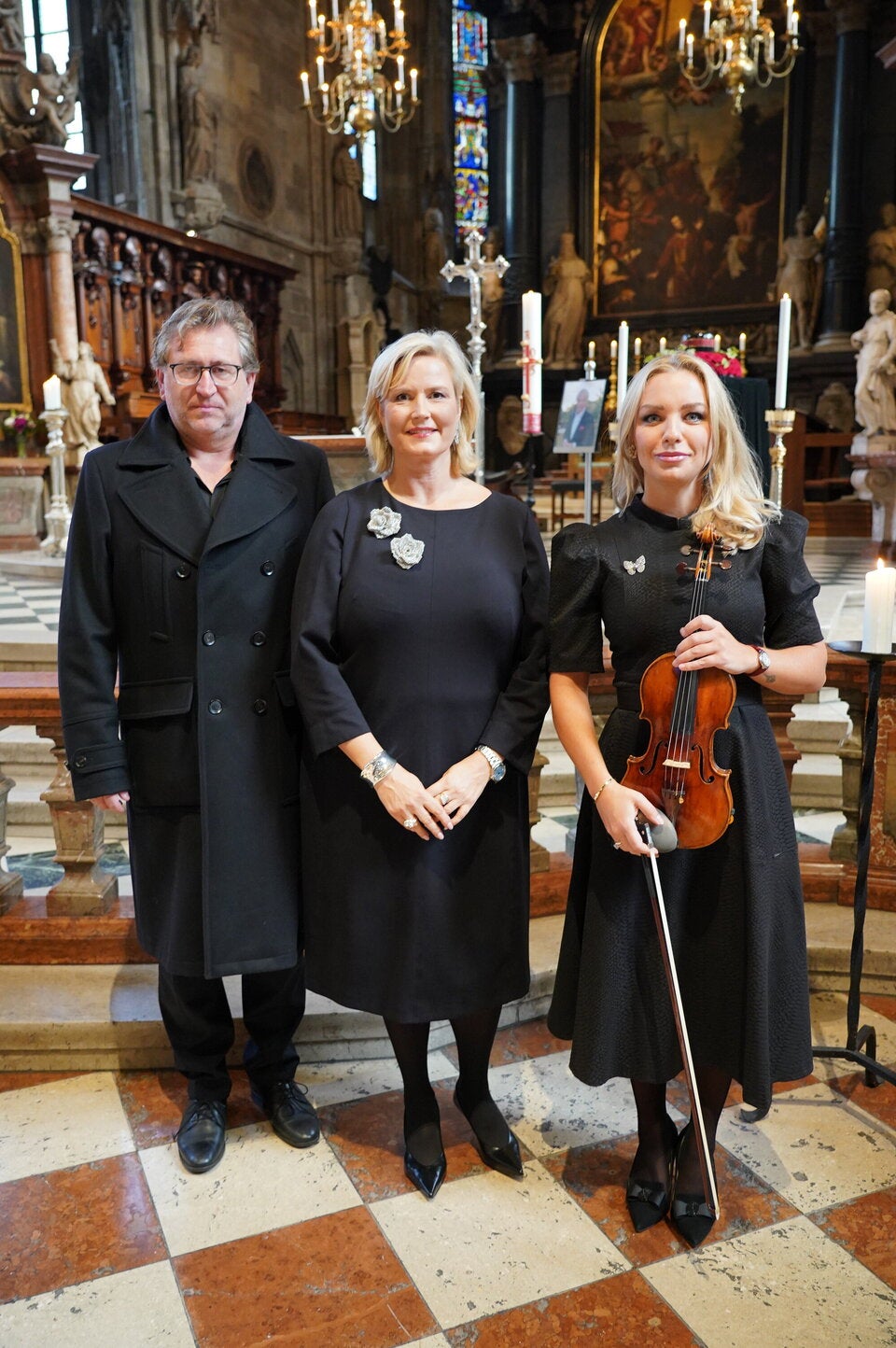 Andreas Schager, Camilla Nylund und Lidia Baich.