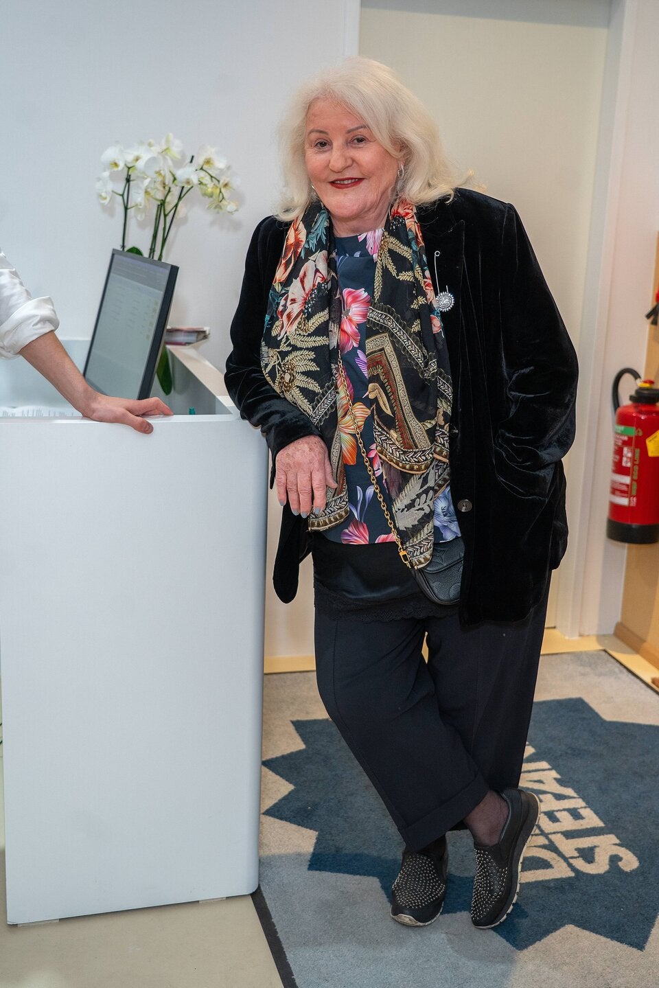 Marika Lichter schaute vorbei. 