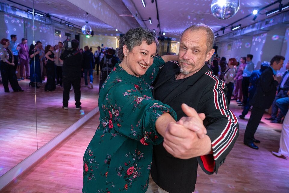 Gery Keszler wagte ein Tänzchen mit Riem Higazi