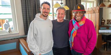 Felix Neureuther, Kurt Faist und Roberto Blanco.&nbsp;