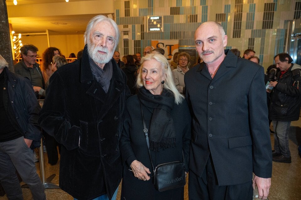 Michael Haneke mit Ehefrau Suanne und Markus Schleinzer