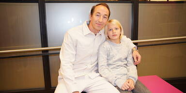 Manuel Ortlechner mit Sohn.&nbsp;