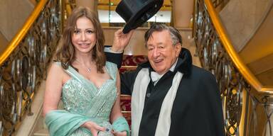 Richard Lugner und "Täubchen" Elisabeth.