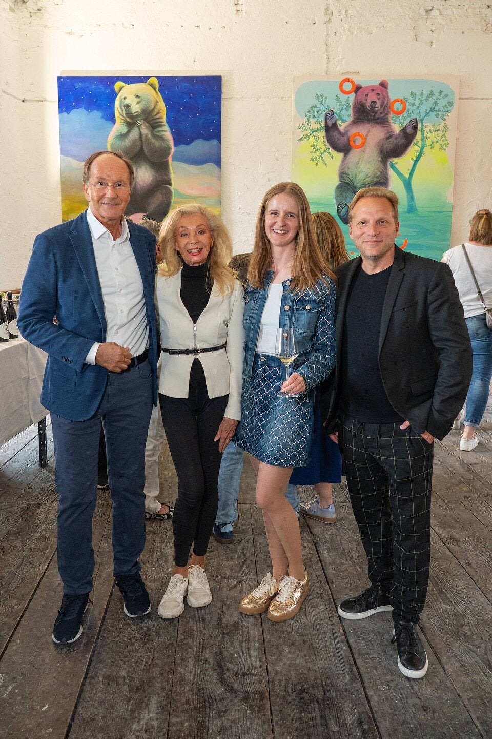 Ernst Minar, Elisabeth Himmer-Hirnigel, Katharina Baumgartner und Alex Kiessling