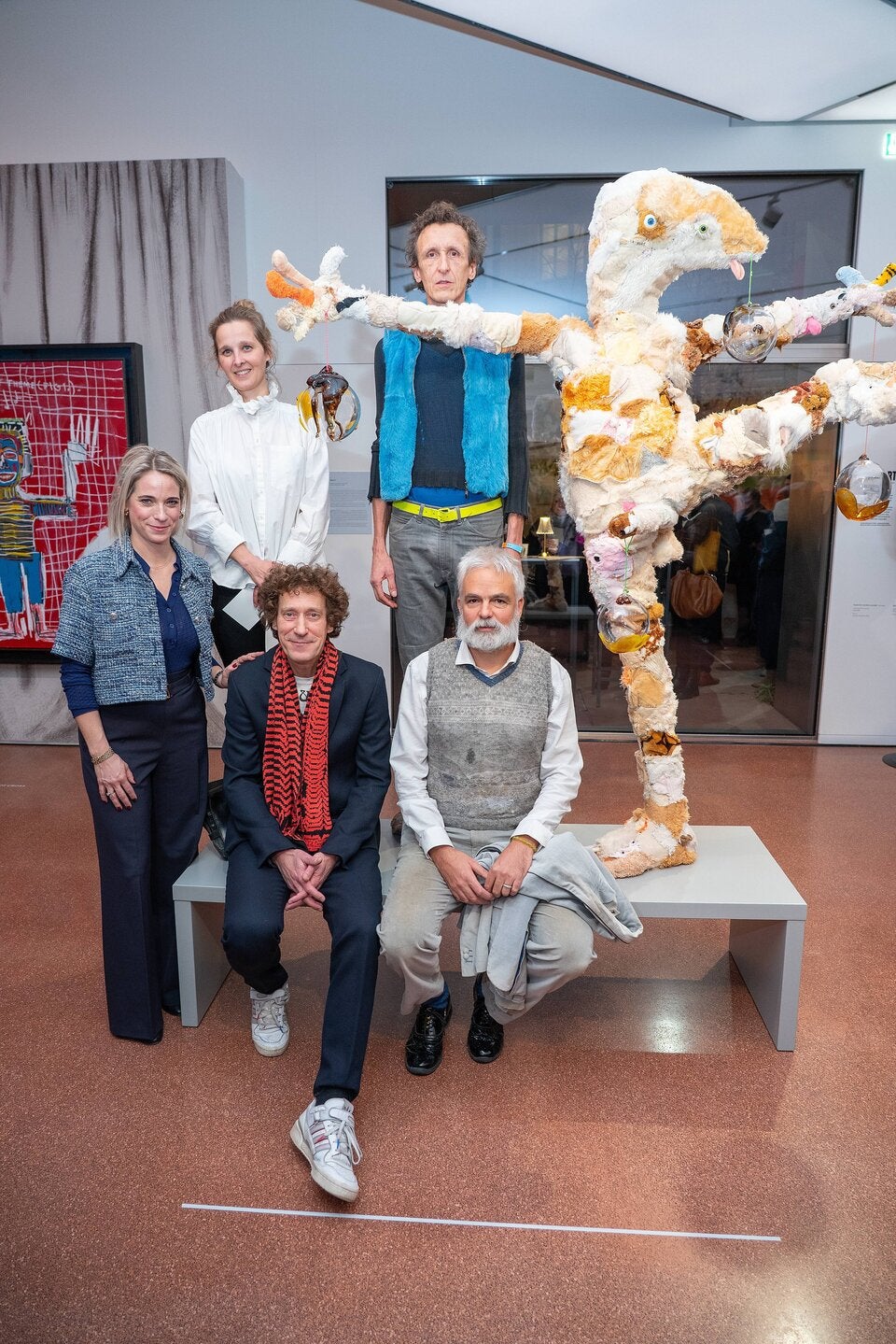 Die Weihnachtsskulptur von Gelatin wurde präsentiert.