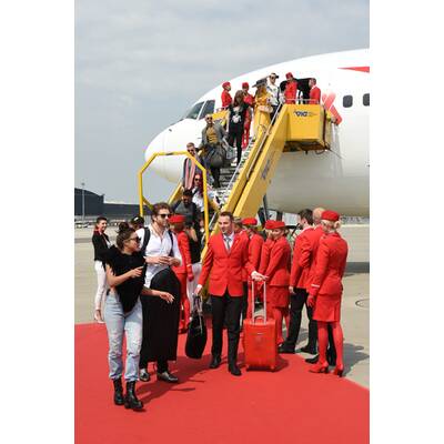 Ankunft in Wien Schwechat