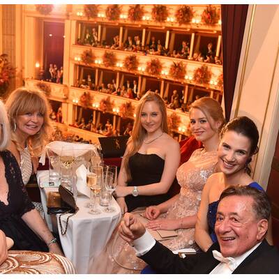 Richard Lugner und Goldie Hawn am Opernball 