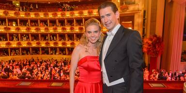 Sebastian Kurz mit seiner Susanne.&nbsp;