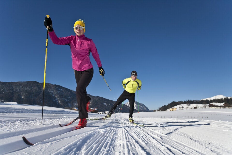 Genuss für Körper und Geist. Langlaufen mit Panoramablick.