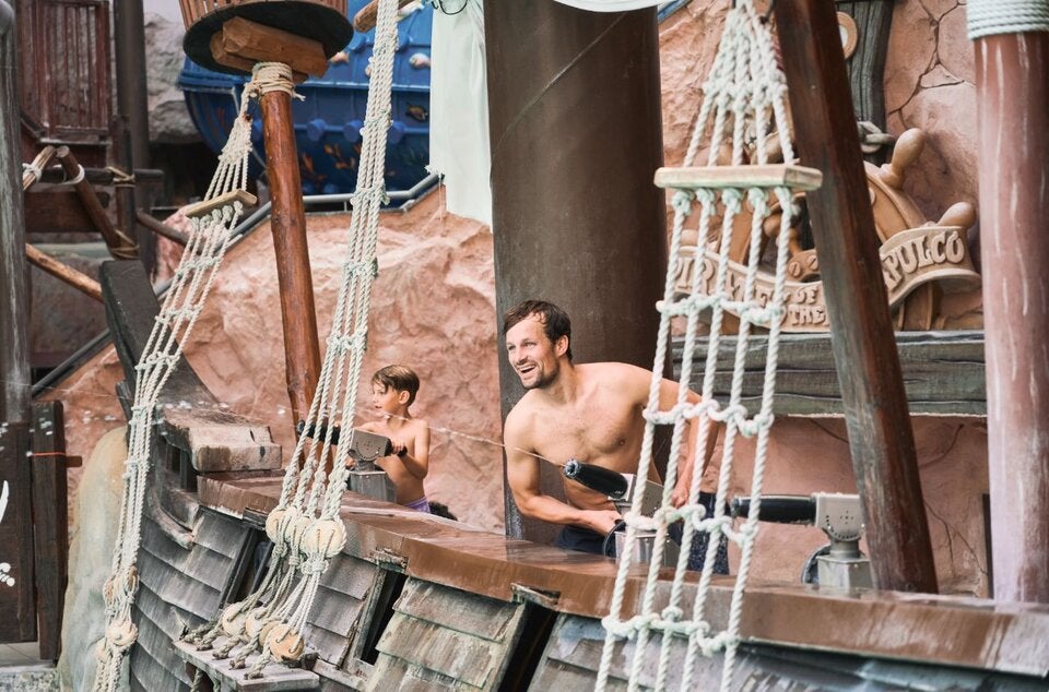 Piratenwelt Acapulco. Thermenurlaub für die ganze Familie im Eurothermen Resort in Bad Schallerbach.