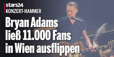 Bryan Adams ließ 11.000 Fans in Wien ausflippen