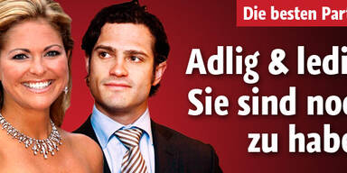 Ledig & adlig: Sie sind noch zu haben