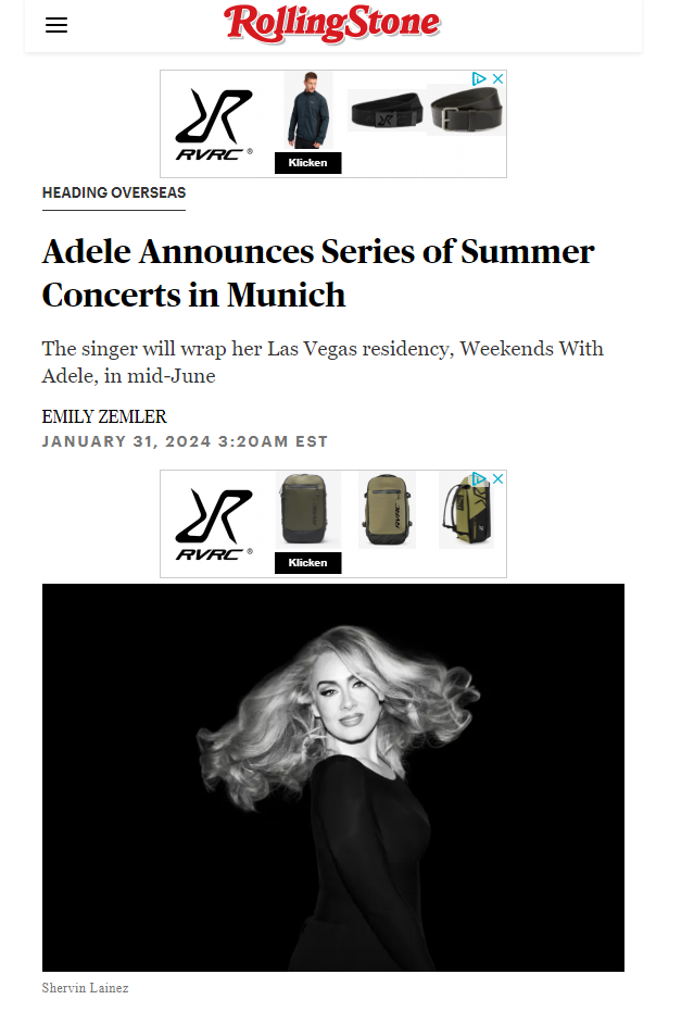 Adele: weltweiter Hype um Europa-Comeback für Austro-Veranstalter