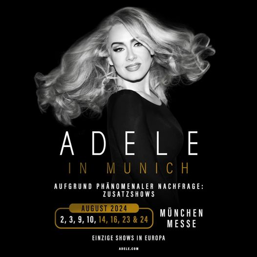 Adele: Vier weitere Konzerte in München!