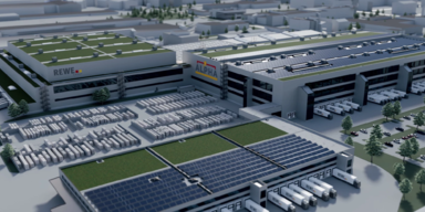 Riesiges Rewe-Logistikzentrum in Wiener Neudorf