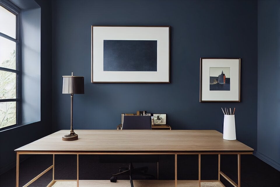 Mit diesen Wandfarben im Arbeitszimmer sind Sie produktiver