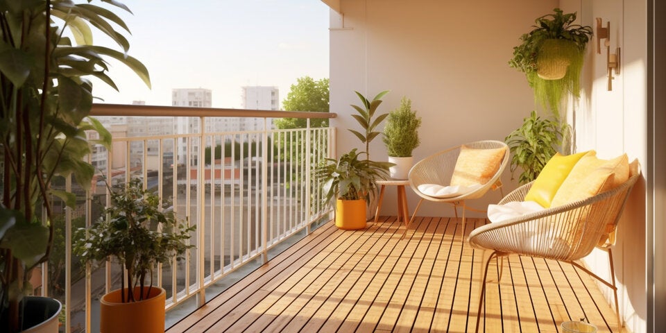 Den Balkon besonders gemütlich gestalten: So gelingt's!