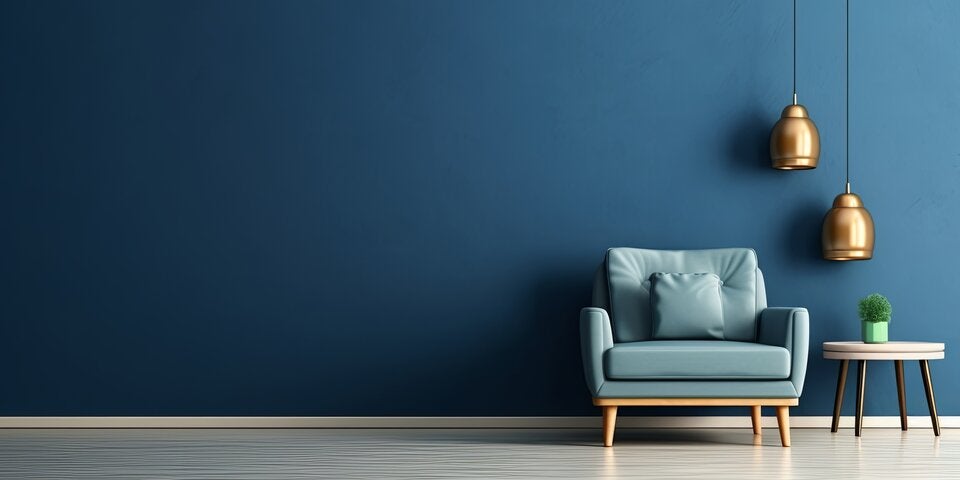 Das Meeresblau verwandelt das Zuhause in eine wahren Rückzugsort der Entspannung. 