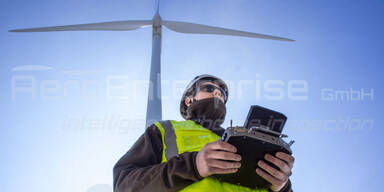 Hightech-Drohne f&uuml;r die Windrad-Inspektion