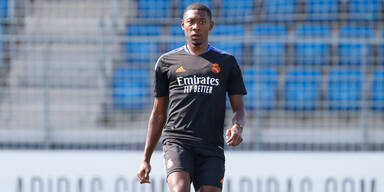 David Alaba beim Training von Real Madrid