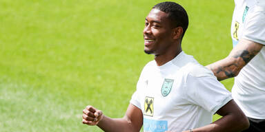 David Alaba im ÖFB-Training