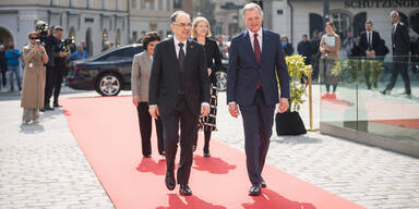 Der albanische Präsident zu Besuch bei LH Stelzer.