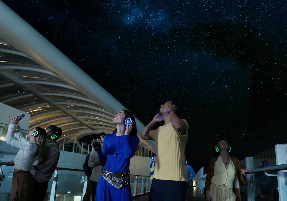 Sternderl schauen. Alboran Sea zählt zu den dunkelste Ort im Mittelmeer.