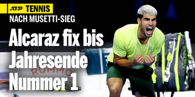 Alcaraz sturmt ins Semifinale und schließt Jahr als Nummer 1 ab