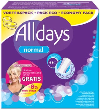 Alldays Aktionspack miot Download-Code zum Sarah Connor Song
