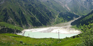 Almaty-See in Kasachstan