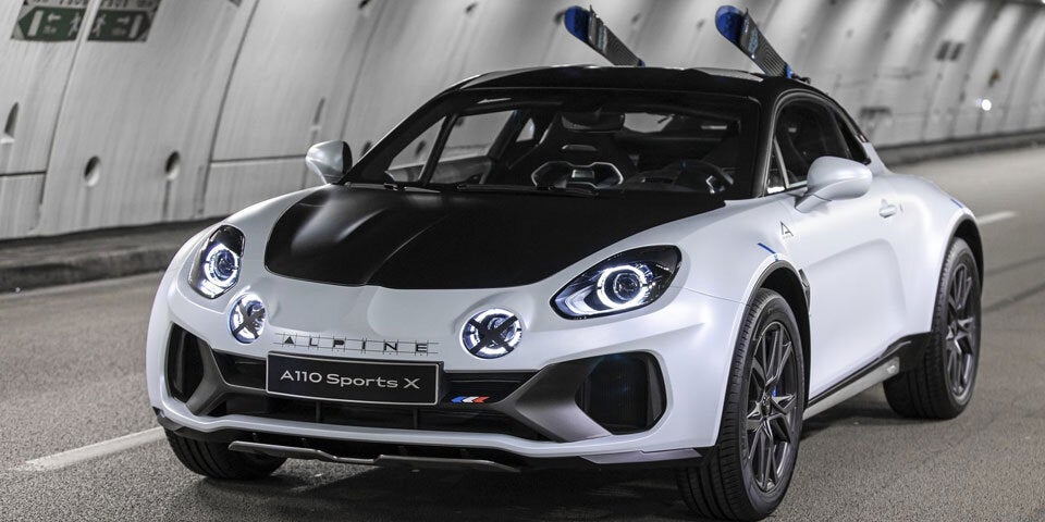 Alpine A110 als Crossover-Version