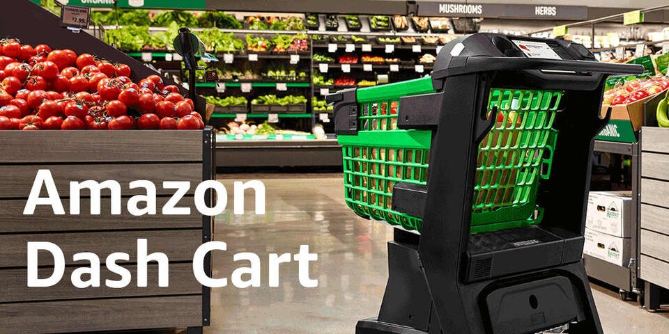 Mit Amazon-Wagerl kein Anstellen mehr an der Supermarkt-Kassa