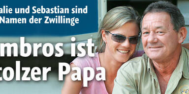 Ambros: Stolzer Papa von Zwillingen!