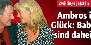 Ambros im Glück: Babys sind daheim