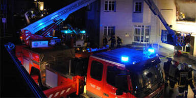 Großbrand in Amstettener Innenstadt