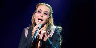 Anastacia im Anflug auf Wien