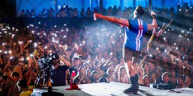 Andreasg Gabalier heizt in Kärnten ein.