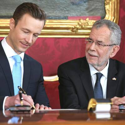 Angelobung der neuen Regierung