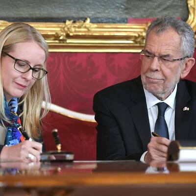 Angelobung der neuen Regierung