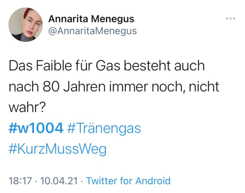 Annarita Menegus Tweet