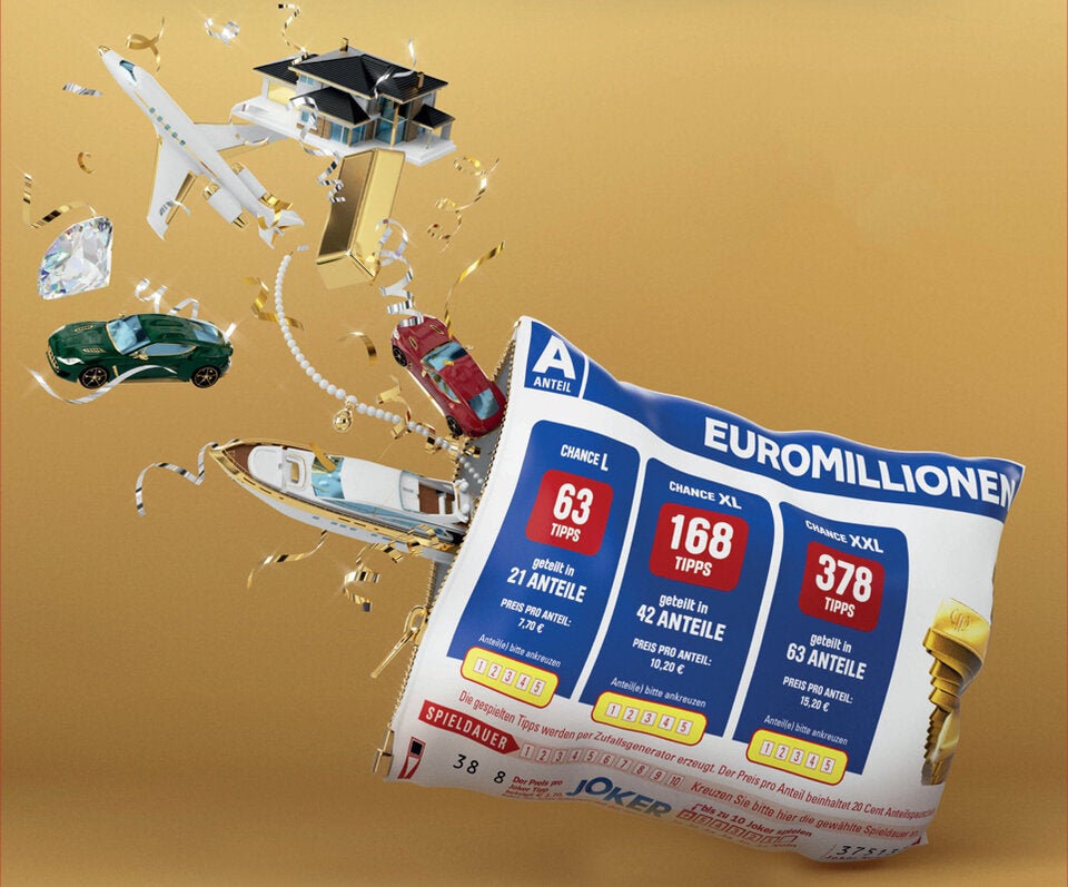 EuroMillionen Anteillsschein Juli 2023