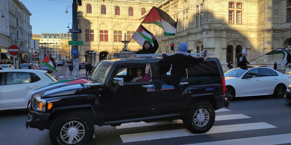 Anti-Israel-Demonstration in Wien