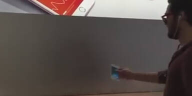 Apple Store zerst&ouml;rt