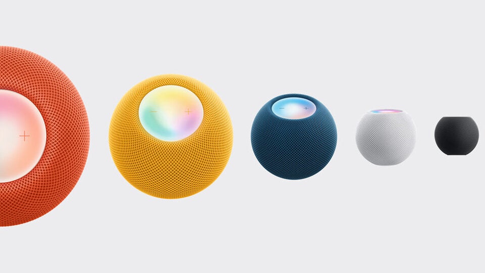 Apple HomePod mini ab sofort in neuen Farben