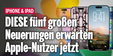 DIESE fünf großen Neuerungen erwarten Apple-Nutzer jetzt