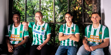 Gel&uuml;ftet: So sieht das neue Rapid-Trikot aus