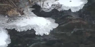 Österreich friert ein: bis zu minus 20 Grad